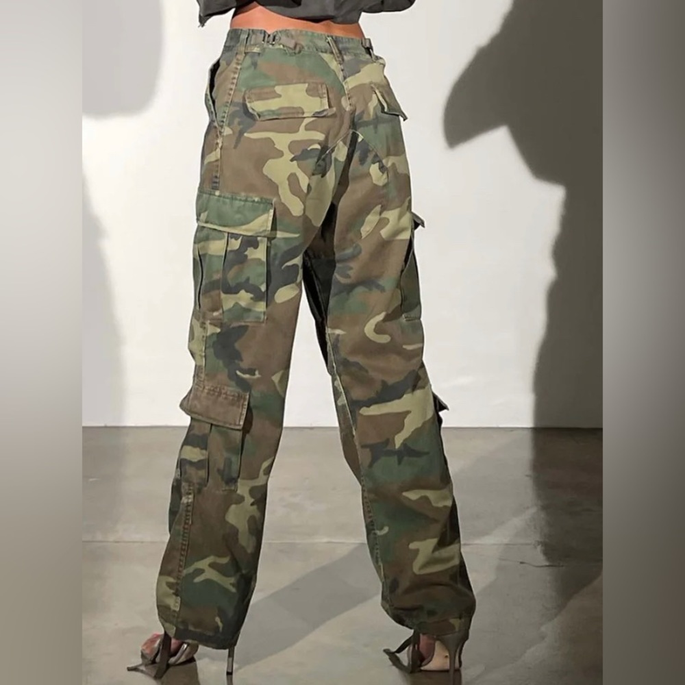 Local European CAMO CARGO - VINTAGE DISTRESSED WASH size M/L